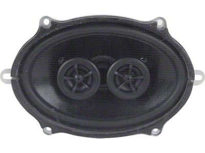 Custom Autosound In-Dash Dual Voice Coil Speaker; 5x7-Inch (67-68 Mustang w/o A/C)