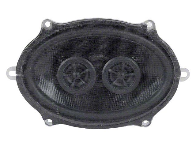Custom Autosound In-Dash Dual Voice Coil Speaker; 5x7-Inch (67-68 Mustang w/o A/C)