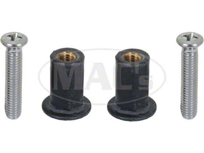 1967-1973 Mustang Manual or Remote Mirror Mounting Kit (Manual or remote mirrors, can replace the riveted nut)