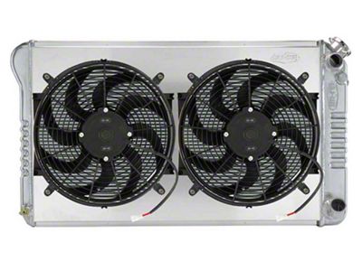 1967-1976 Chevy-GMC Truck Cold Case Aluminum Radiator With Dual 14 Fans, LS Swap, Automatic
