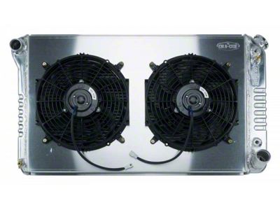 1967-1976 Chevy-GMC Truck Cold Case Aluminum Radiator With Dual 12 Fans, Automatic