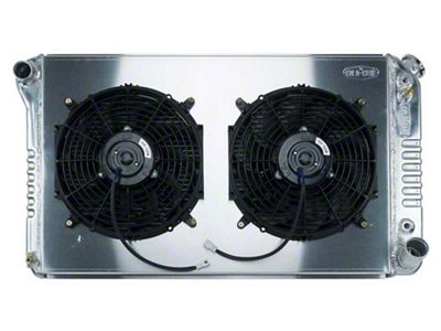 1967-1976 Chevy-GMC Truck Cold Case Aluminum Radiator With Dual 14 Fans, Automatic