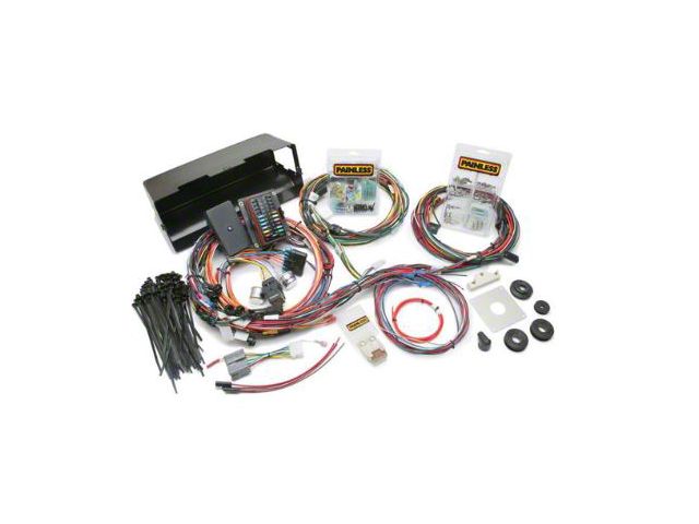 1967-1977 Ford Bronco Painless Performance 28 Circuit Direct Fit Wire Harness Kit Without Switches