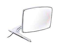Chrome Outside Mirror Assembly W/LED RH (67-74 F-250; 67-75 F-100)