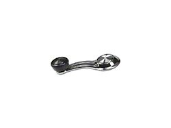 Window Crank Handle with Black Knob; Chrome (67-81 Camaro)