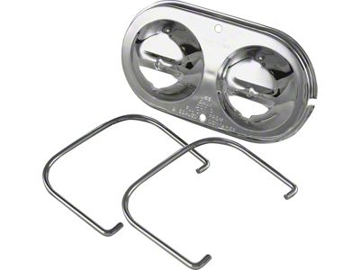 1967-1982 Corvette Brake Master Cylinder Cover Chrome