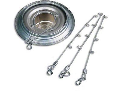 OPR Rally Wheel Center Cap Locks, 1967-1982