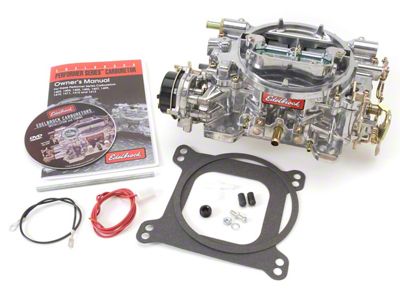 1967-1985 Mustang Edelbrock 9906 Reconditioned 600 CFM Carburetor w/Electric Choke, Polished