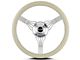 1967-1994 Chevy-GMC Truck Lecarra Newstalgic Banjo Steering Wheel-15 With 67-94 GM Adapter, Leather Wrapped Grip With Polished Spokes