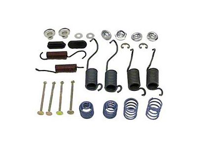 1967-1997 Camaro Drum Brake Shoe Mounting Hardware Kit, Front or Rear