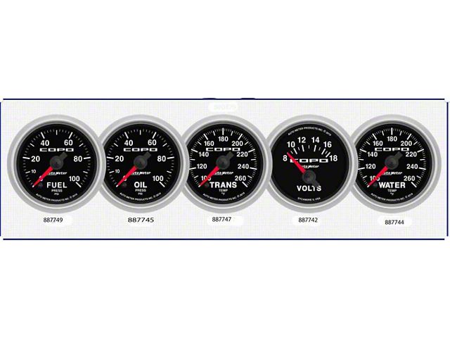 1967-2002 Camaro COPO Voltmeter, AutoMeter