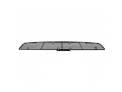 Cowl Induction Grille, Style 1, Black 67-69