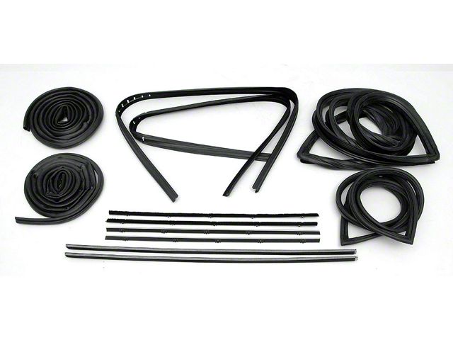 1967-70 Chevy-GMC Truck Custom Weatherstrip Kit, Without Chrome Trim