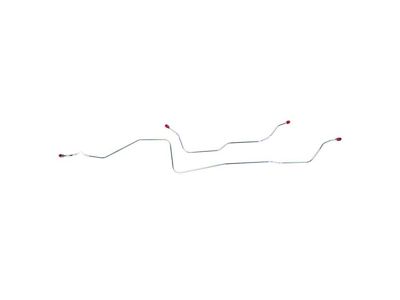 1967-70 Chevy Truck Rear Axle Brake Line Set-3/4 Ton- Stainless Steel