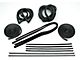 1967-70 Chevy Truck Weatherstrip Kit Standard With Chrome