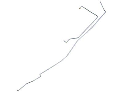 Main Fuel Lines - 2 Piece, Cab Tank To Pump - Original Steel (67-70 F-100; 67-70 F-250)