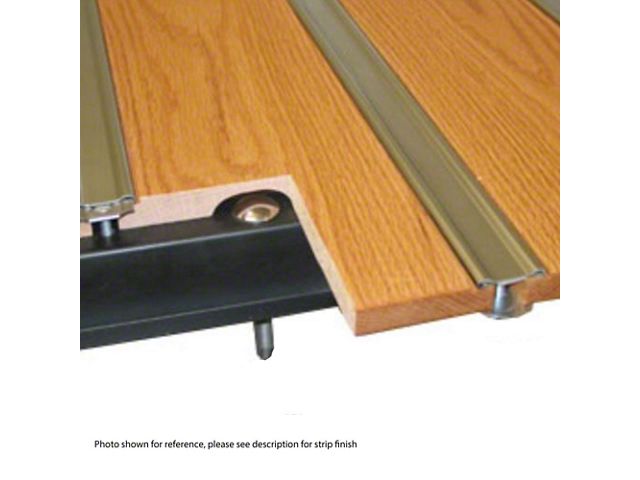 1967-72 Chevy-GMC Truck Bed Floor Kit, Oak with Hidden Mounting Holes, Aluminum Bed Strips and Hidden Fasteners, Shortbed Stepside