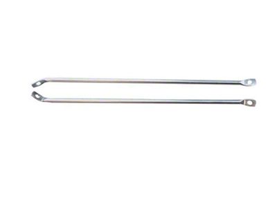 1967-72 Chevy Fleetside and Blazer Bedside Brace Set, Stainless Steel