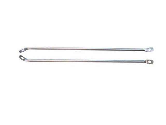 1967-72 Chevy Fleetside and Blazer Bedside Brace Set, Stainless Steel