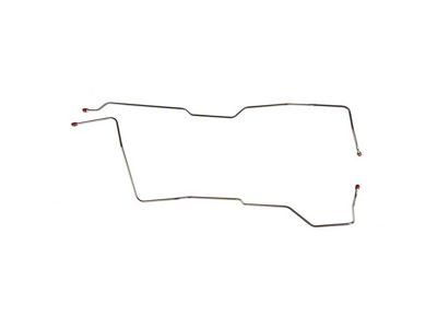 1967-72 Chevy II- Nova Transmission Cooler Lines, Stainless Steel, 700R4 With Large Radiator