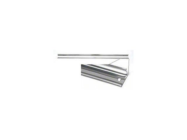 1967-72 Chevy Truck Angle Bed Strips Polished Stainless Shortbed-Step