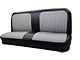 1967-72 Chevrolet Truck Front Bench Seat Upholstery With Houndstooth Inserts-Distinctive Industries