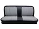 1967-72 Chevrolet Truck Front Bench Seat Upholstery With Houndstooth Inserts-Distinctive Industries
