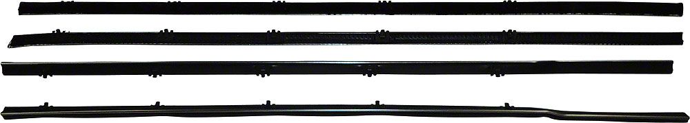 Ecklers Door Window Felt Set, Without Vent Window, 67-72