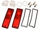 1967-72 Chevy Truck Taillight And Back-Up Light Lens Kit Fleet Side
