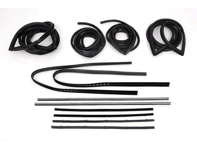 1967-72 Chevy Truck Weatherstrip Kit Standard Without Chrome