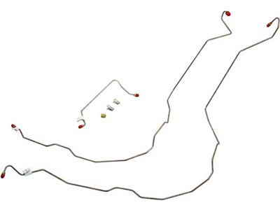 1967-72 El Camino Big Brake Front Brake Line Conversion Kit, Big Block