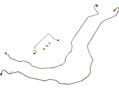 1967-72 El Camino Front Disc Brake Line Kit For CPP Disc Brakes Conversion, Small Block