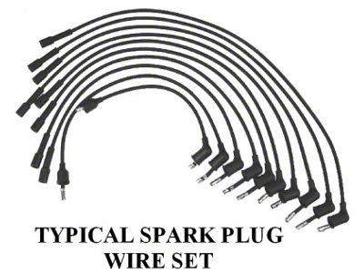 Flame-thrower Plug Wire Set/ Stock Look/ 7mm