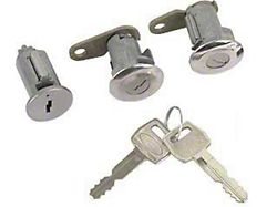 1967-79 Ford Pickup Door Lock & Ignition Cylinder Set