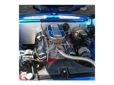 Anodized Firewall Cover w/o Holes (1967 Camaro)