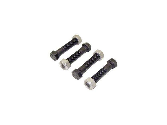 Control Arm Shaft Stud Bolt/Locking Nuts,Upper,67-69