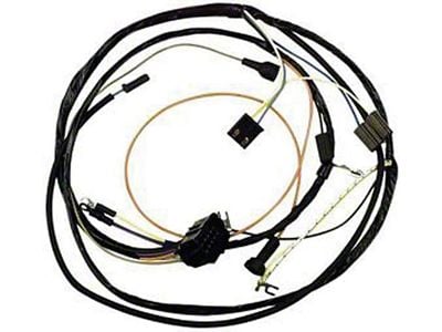 1967 Camaro Engine Wiring Harness, Big Block, For Cars With Gauges