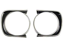 67 Standard Headlamp Bezels, Pair