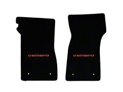1967 Camaro Lloyds Ultimat Black Ultimat Front Floor Mats With Red Camaro Logo