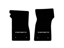 1967 Camaro Lloyds Ultimat Black Ultimat Front Floor Mats With Silver Camaro Logo
