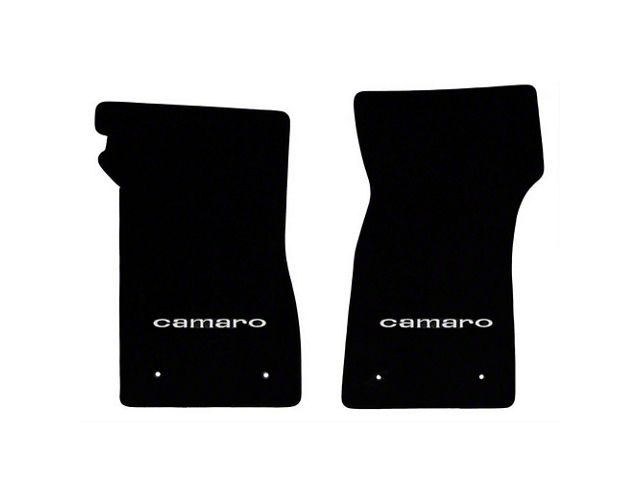 1967 Camaro Lloyds Ultimat Black Ultimat Front Floor Mats With Silver Camaro Logo