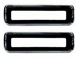 Taillight Housing Bezels, Left & Right (1967 Camaro)