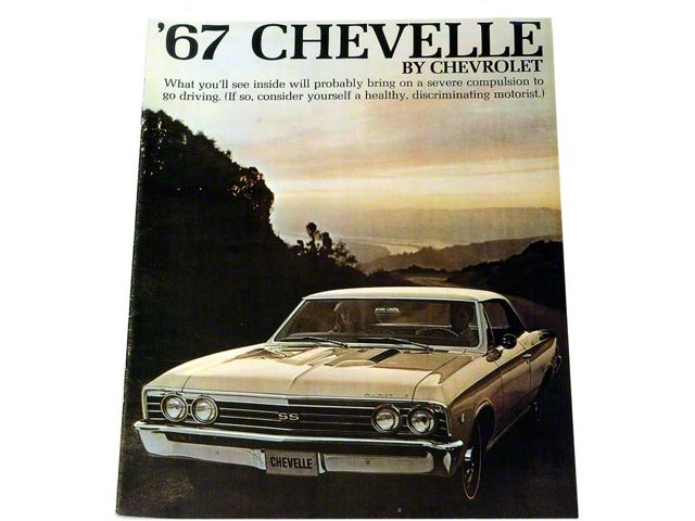 1967 Chevelle Literature, Color Sales Brochure