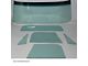 1967 Chevy-GMC Truck Glass Kit, Small Back Glass-Green With Shade Band