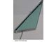 1967 Chevy-GMC Truck Vent Window With Frame, Green Tint-Right