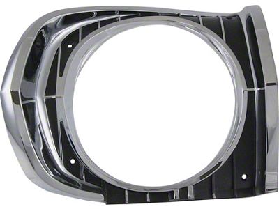 1967 Chevy Nova Headlight Bezel, Left Hand