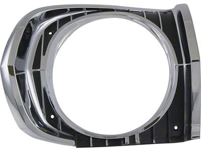 1967 Chevy Nova Headlight Bezel, Left Hand