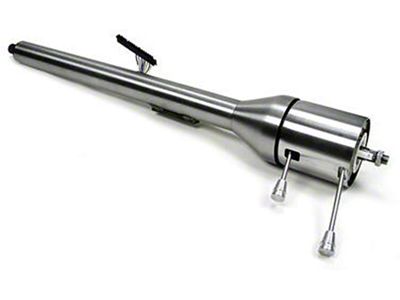 1967 Chevy Nova Ididit Tilt Steering Column, Floor Shift, Paintable Steel