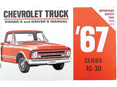 1967 Chevy Truck Owners Manual