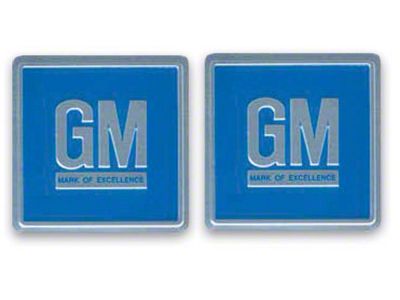 GM Mark Of Excellence Decals, 1967